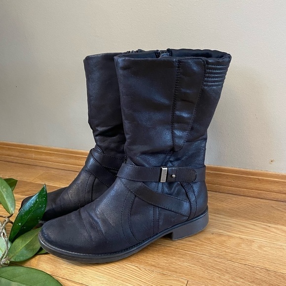 Bare TRAPS SHANTAL BOOTS Black Mid Calf Size 9.5 - Picture 5 of 12